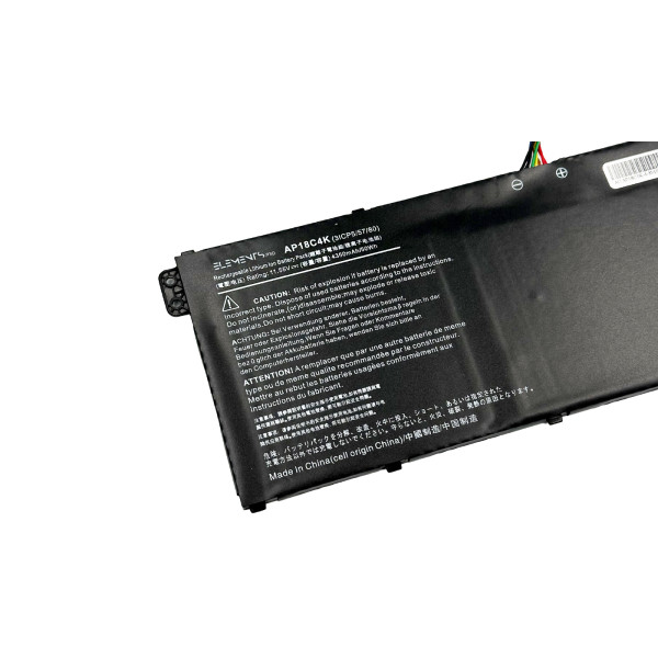 Батарея Elements PRO для Acer Aspire 5 A515-43 A515-44 A515-54G Spin SP314-54G 11.55V 4350mAh (AP18C4K-3S1P-4400)