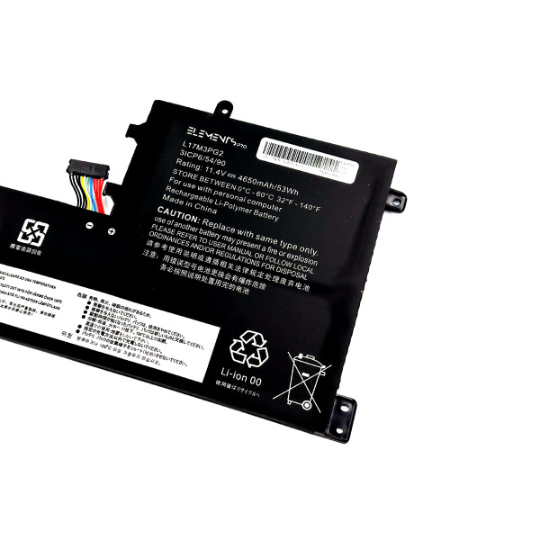 Батарея Elements PRO для Lenovo Legion Y530-15ICH Y540-15IRH Y540-17IRH Y545-PG0 Y7000P Y730-15ICH Y740-15ICH Y740-15IRH 11.4V 4650mAh Short cable (L17M3PG2-3S1P-4700S)