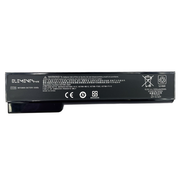 Батарея Elements MAX для HP EliteBook 8460 8560 ProBook 6360 6460 6560 10.8V 5200mAh (6360B-3S2P-5200)