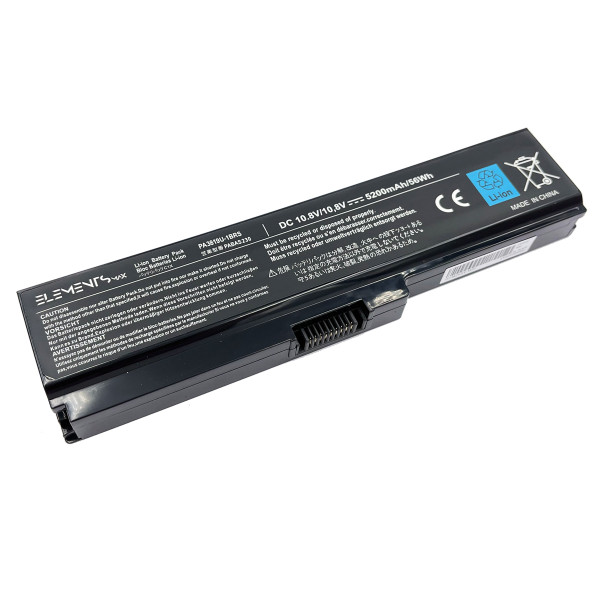 Батарея Elements MAX для Toshiba Satellite A655 A660 C640 L600 L650 L670 L700 L750 L775 M500 M640 P750 Equium U400 11.1V 5200mAh (3819-3S2P-5200)