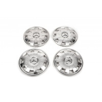 Ковпаки з нержавійки Пелюстки (1-катковий, 4 шт) для Mercedes Sprinter W906 2006-2018 рр (DD-kol003)