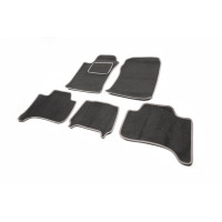 Ворсові килимки Premium (5 шт) для Toyota Land Cruiser Prado 120 2002-2009 рр (DD-dd22132)