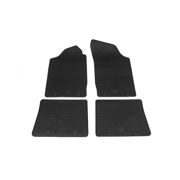 Гумові килимки (4 шт, Polytep) для Renault Symbol 2008-2013 рр (DD-51567b)