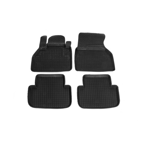 Гумові килимки з бортом (4 шт, Polytep) для Renault Kangoo 2008-2020 рр (DD-37863b)