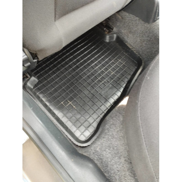 Гумові килимки з бортом (4 шт, Polytep) для Skoda Fabia 2000-2007 рр (DD-1020890b)