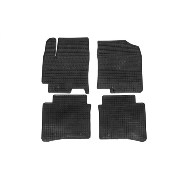 Гумові килимки (4 шт, Polytep) для Hyundai Accent 2017-2023 рр (DD-107689b)