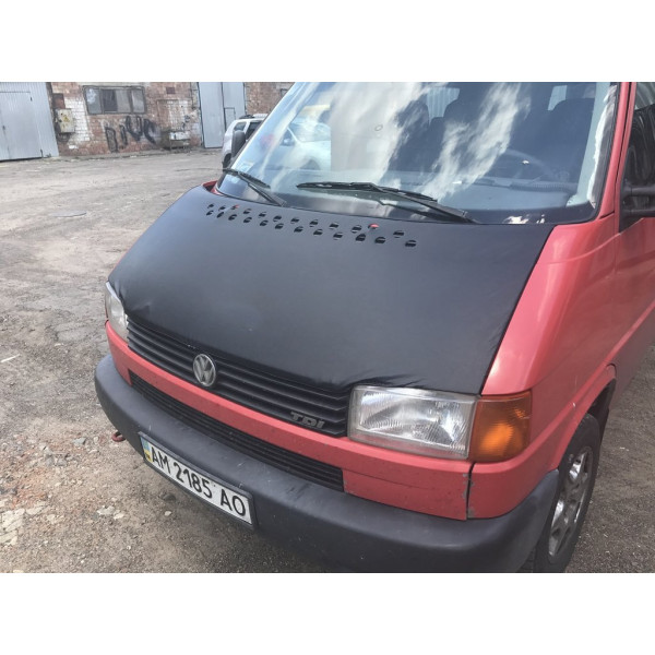 Чохол капота на прямий капот (кожазаменитель) для Volkswagen T4 Transporter 1990-2003 рр (DD-chk-019)