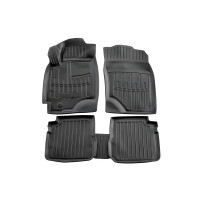 Килимки Stingray 3D (2003-2006, 5 шт, поліуретан) для Mitsubishi Outlander рр (DD-5013135)
