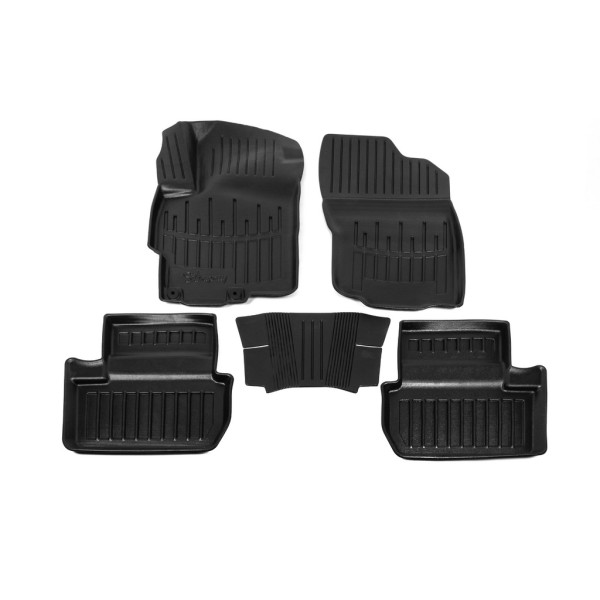 Килимки Stingray 3D (5 шт, поліуретан) для Mitsubishi Lancer X 2008- рр (DD-5013065)