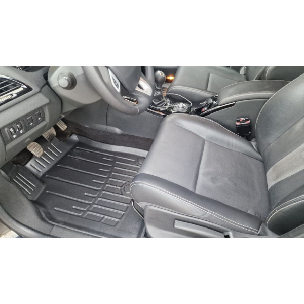 Килимки Stingray 3D (5 шт, поліуретан) для Renault Megane III 2009-2016 рр (DD-5018015)