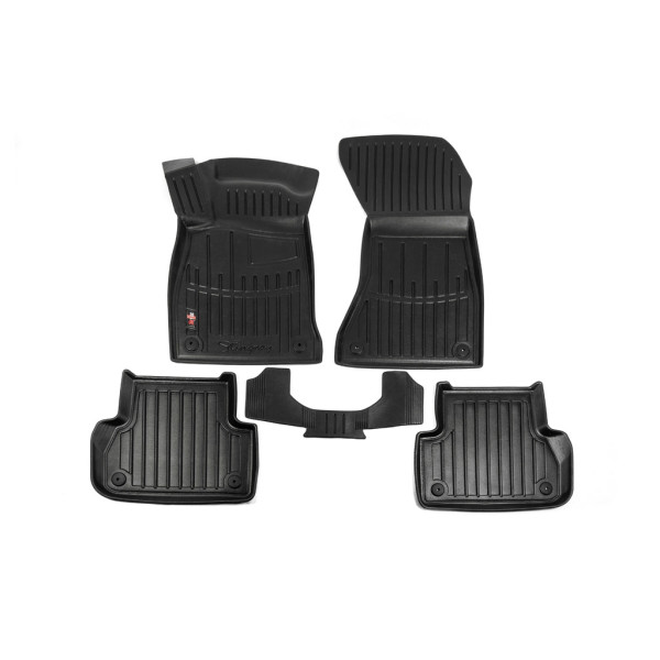 Килимки Stingray 3D (5 шт, поліуретан) для Ауді (Audi) A4 B9 2015-2024 рр (DD-5030075)