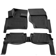 Килимки Stingray 3D (5 шт, поліуретан) для Ауді (Audi) Q7 2005-2015 рр (DD-5030055)