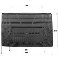 Універсальний килимок багажника 1400x1100 (Stingray, поліуретан) (DD-6023041)