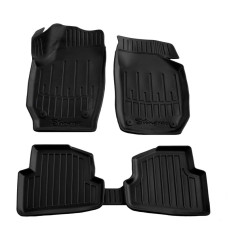 Килимки Stingray 3D (5 шт, поліуретан) для Skoda Fabia 2007-2014 рр (DD-5020025)
