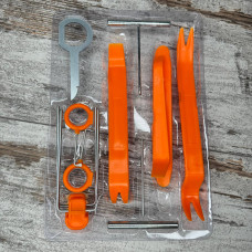 Набір знімачів пистонів, обшивки, панелей, магнітол 12шт, пластикові та металеві інструменти