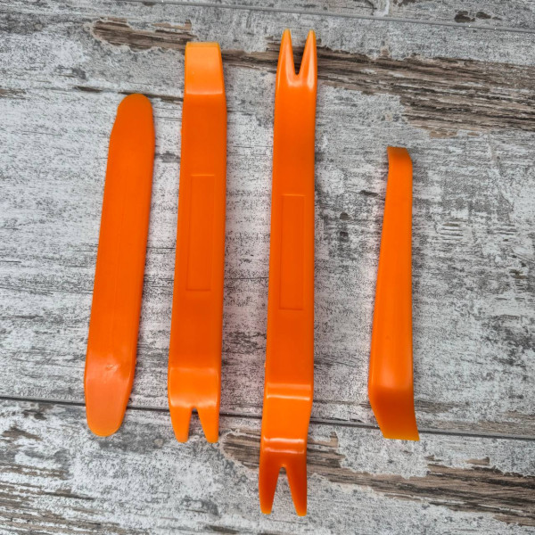 Набір знімачів пистонів, обшивки, панелей, магнітол 12шт, пластикові та металеві інструменти