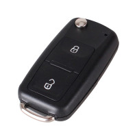 Викидний ключ корпус Volkswagen T5 Polo HU66 2 кнопки без чіпа та плати