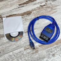 USB-сканер VAG COM 409.1 KKL 2‑Lines для діагностики VW Audi Skoda Seat через OBD2