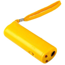 Ультразвуковий відлякувач собак 3в1 з ліхтариком і режимом дресирування, компактний прилад