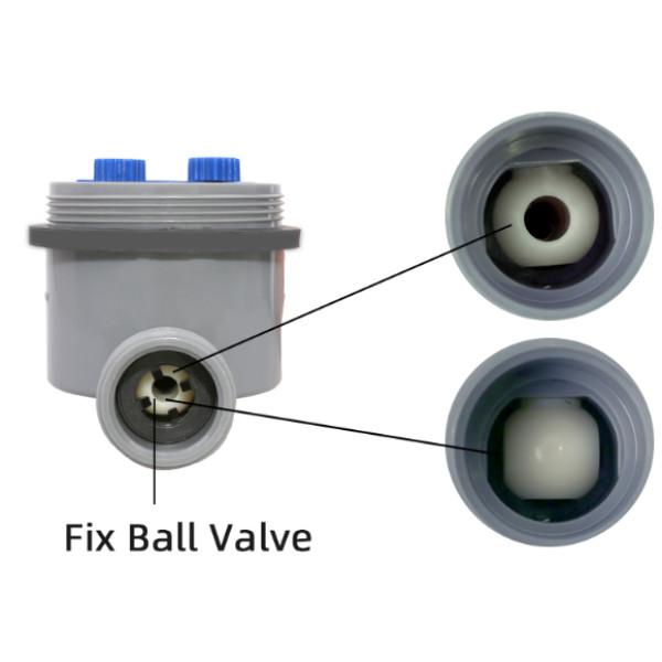 Таймер поливу Aqualin YL21025A з кульовим клапаном, під датчик дощу, автомат подачі води