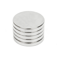 Магніти неодимові 20х3мм N35 10шт міцні та компактні магніти з високою силою зчеплення