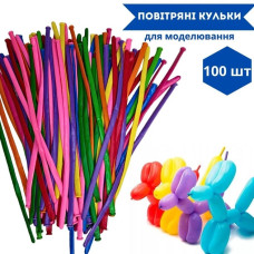 Набір кульок для моделювання ШДМ 100шт, щільні кульки-ковбаски 1.7г