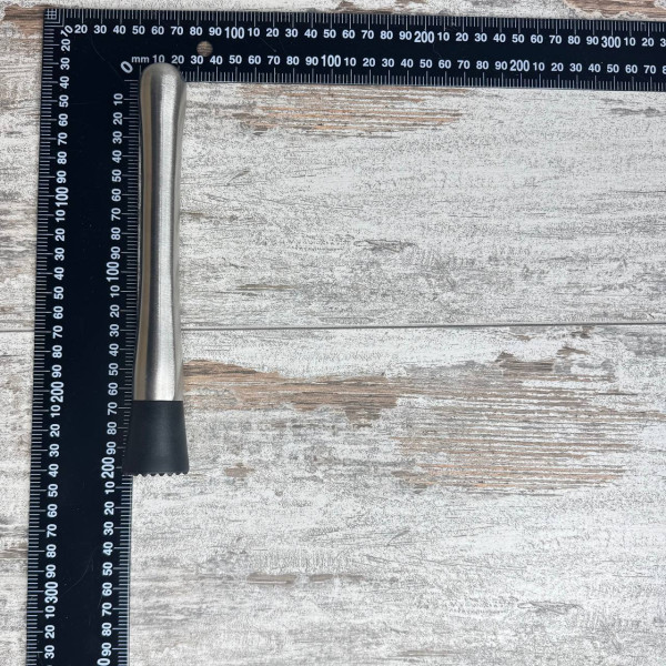 Барний мадлер для коктейлів, пестик для мохіто, нержавіюча сталь 21 см