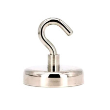 Неодимовий пошуковий магніт 75x18 мм N52 до 150 кг з гачком