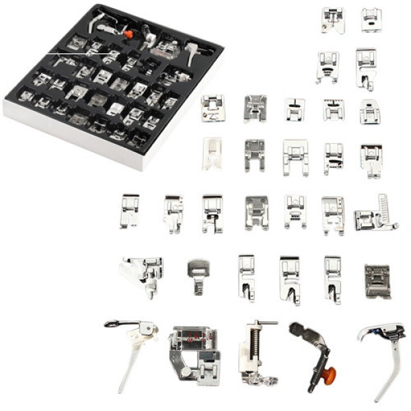 Набір лапок для швейної машини 32 шт універсальний для Singer, Brother, Janome, Baby Lock та інших моделей