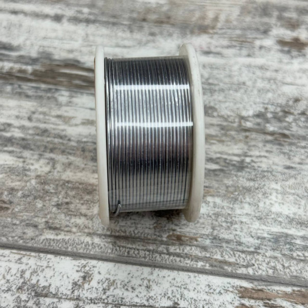 Припій ПОС 63 з флюсом 1мм, котушка 100г, JINHU, для пайки електроніки