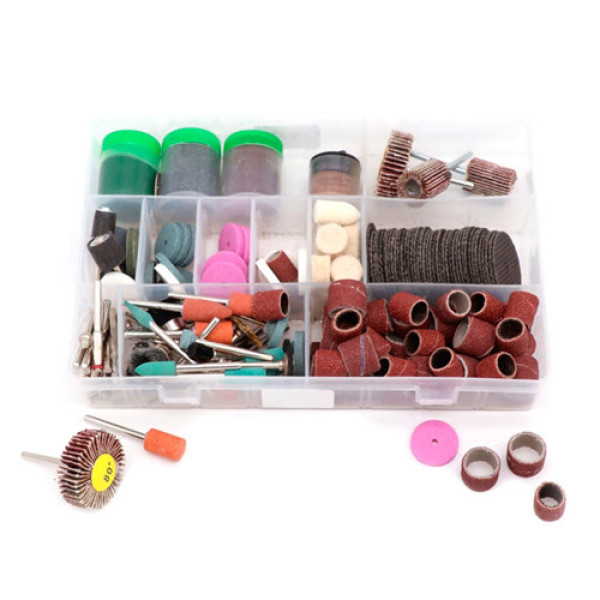 Набір шліфувальних насадок 285 шт для гравера, дремеля, бормашини, полірування, шліфування, свердління, різка
