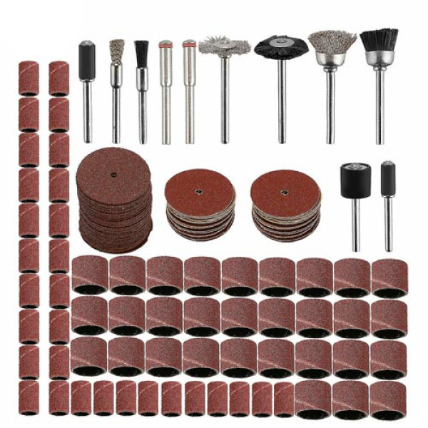 Набір насадок 150 шт для дремеля, гравера та бормашини 1/8 у кейсі для різання й шліфування