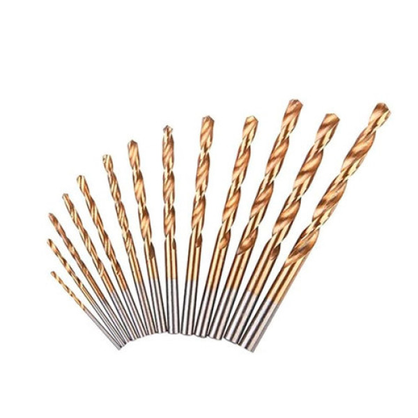 Набір свердел 99 шт спіральні HSS з титановим покриттям, 1.5–10 мм, для дерева, пластику, алюмінію