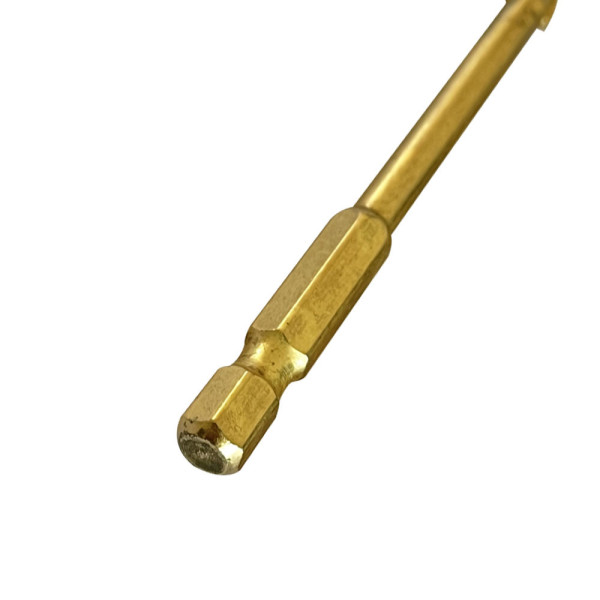 Набір коп’євидних свердел по склу та плитці 5 шт, 3–10 мм, карбід вольфраму, титанове покриття