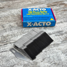 Леза для макетного ножа X-Acto №11, 100 шт, змінні леза скальпеля для моделювання та ручних робіт
