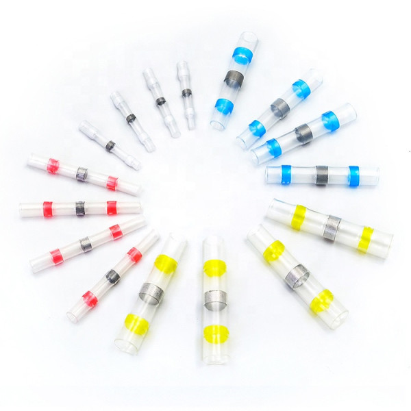 Термоусадочна гільза 250шт, термоусадка з олов’яним припоєм, набір для пайки та проводки