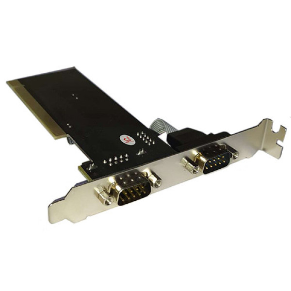 Контролер PCI перехідник на 2 RS232 DB9 СОМ-порта для підключення до ПК пристроїв
