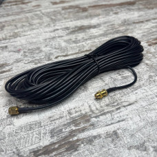 Кабель RP-SMA подовжувач 9м для Wi-Fi, коаксіальний 50 Ом, SMA мама-тато, антена модему та роутера