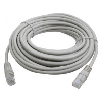 Патч-корд RJ45 9 м, мережевий кабель UTP CAT5e 8P8C LAN, інтернет кабель для комп’ютера та роутера, білий