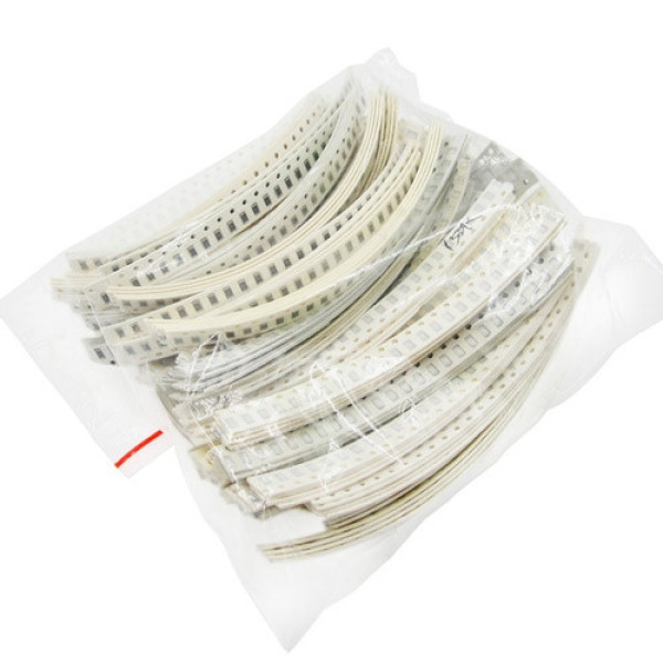 Резистори SMD 1206 1/4 Вт 1250 шт 5% 0 Ом–10 МОм, набір для пайки та електроніки