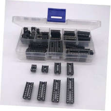 Набір панельок SCS/SCL для мікросхем DIP, 66 шт, крок 2 мм, пластиковий кейс для радіомонтажу