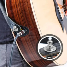 Кріпильні замки-стреплоки для гітарного ременя, комплект 2 шт для надійної фіксації