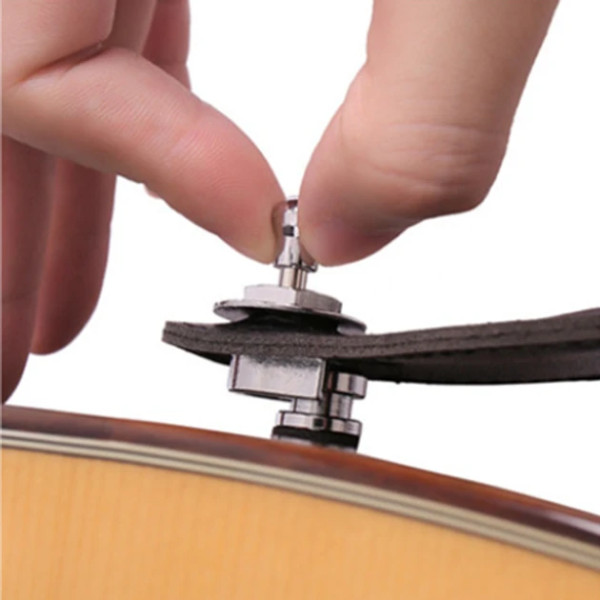 Кріпильні замки-стреплоки для гітарного ременя, комплект 2 шт для надійної фіксації