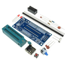 Плата відладочна AVR ATmega8 ATmega48 ZIF панель мінімал набір для складання