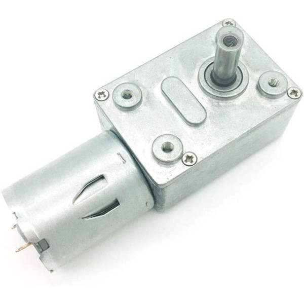 Мотор-редуктор черв’ячний JGY-370 12 В 200 об/хв, двигун постійного струму з редуктором