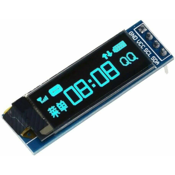 Дисплей OLED SSD1306 I2C 0.91" 128x32 графічний модуль для Arduino STM32 AVR