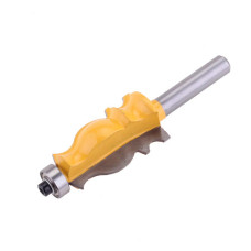 Фреза кромочна фігурна з підшипником для плінтуса деревообробка хвостовик 8мм