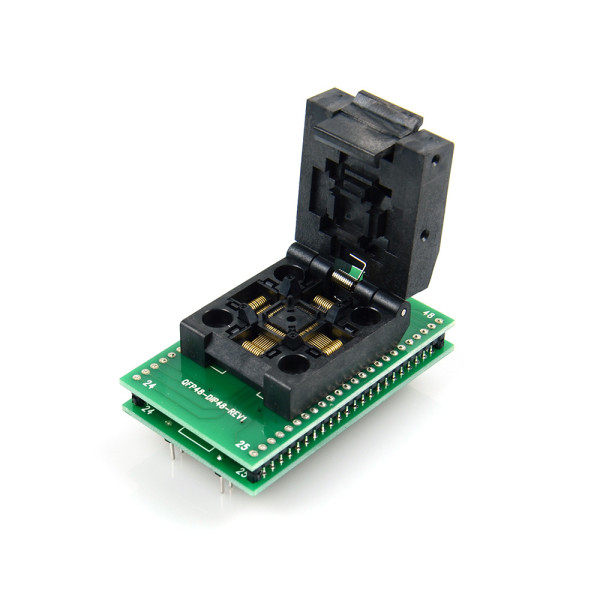 Перехідник панелька TQFP48 QFP48 PQFP48 – DIP48, адаптер для мікросхем і програматорів