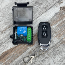 Бездротове реле 12В 433МГц з пультом, модуль для Arduino та автоматизації 1-канальне