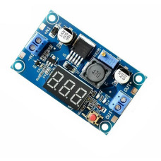 Перетворювач напруги LM2596S, понижуючий 4-40В на 1-37В, 15Вт з вольтметром